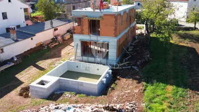Kuća u Režancima, novogradnja blizu Pule i bazen 25 m² - 11