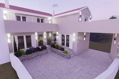 Haus im Bau, Drivenik, 2 Maisonettewohnungen - 2
