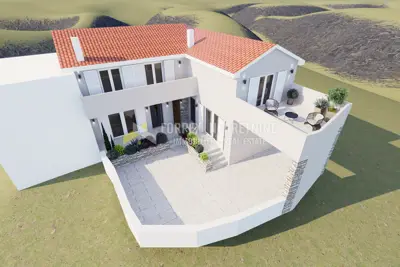 Haus im Bau, Drivenik, 2 Maisonettewohnungen - 3