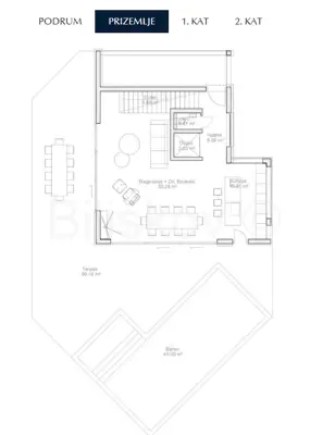 Vila 495 m², Sukošan - prvi red do mora - 24