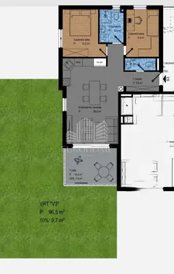 Apartment 80 m², Vidikovac, Zadar - garden and 2 parking spaces - 9