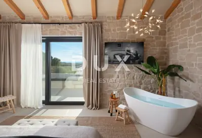 Villa 270 m², Tinjan - Meerblick und beheizter Pool - 11