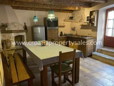 House on the island of Hvar, pool and Dalmatian courtyard - 10