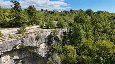 Building plot 461 m², Jakomići near Pićan - view of Učka - 6