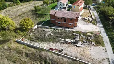 Building plot 461 m², Jakomići near Pićan - view of Učka - 9