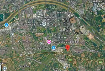Baugrundstück 3.093 m², Novi Zagreb - Istok, Gewerbezone - 6