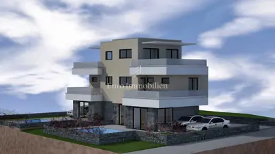 Bilice, Wohnung mit Pool in der Nähe des Strandes - 3