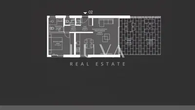 Wohnung 52,6 m², Preko - erste Reihe zum Meer - 5