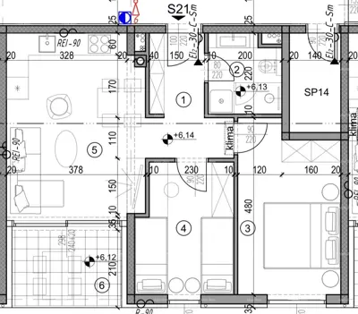 Wohnung 2. Stock, Monvidal Pula, nahe dem Zentrum und dem Einkaufszentrum - 9