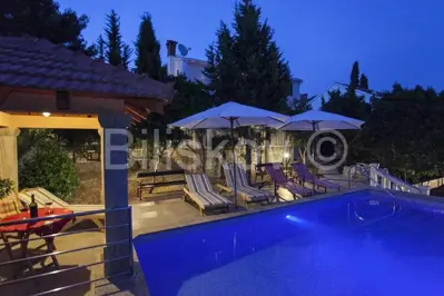 Steinhaus, Vela Luka, 1. Reihe am Meer und Pool - 12