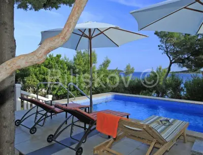 Steinhaus, Vela Luka, 1. Reihe am Meer und Pool - 4