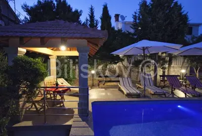 Steinhaus, Vela Luka, 1. Reihe am Meer und Pool - 19