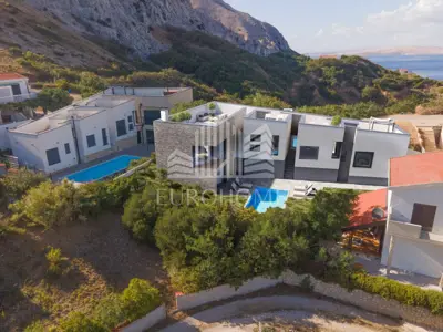 Vila, Pag-Bošana, panoramski pogled na Paški zaljev