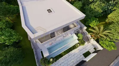 Vila 450 m², Njivice - prvi red do mora i bazen - 2
