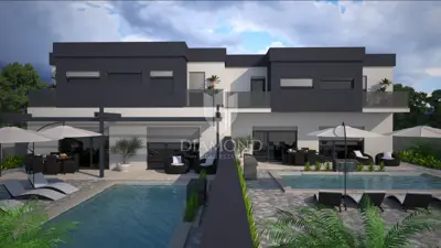 House 145 m², Ližnjan - modern duplex house under construction - 2