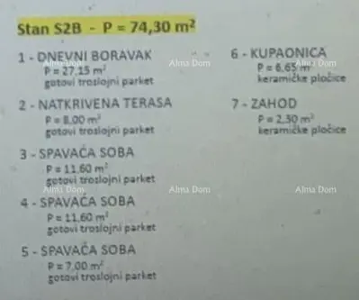Apartment 74 m², Lovrečica near Umag, new construction and pool - 3