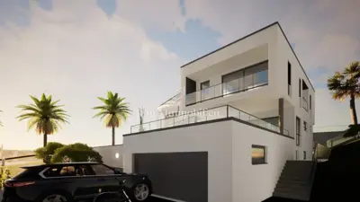 Villa 375 m², Crikvenica - bazen i panoramski pogled na more - 2