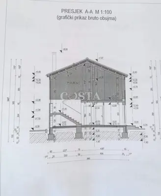Kuća 135 m², Tkon na otoku Pašmanu, 3. red od mora - 15