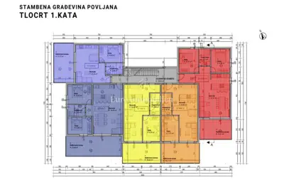 Apartments in a new building 300 m from the sea, Povljana - 8
