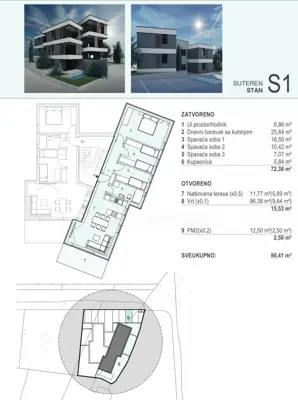 Wohnung zum Kauf in Šimuni, 90,4 m² - 5