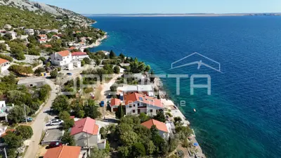 Haus in Barić Draga, erste Reihe zum Meer und Meerblick