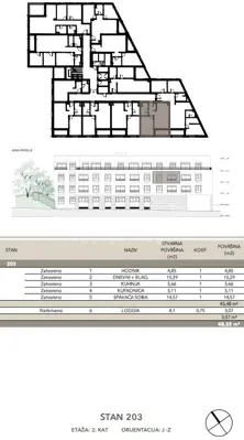 Prodaja, Stan, Črnomerec, Kuniščak, 2s, 48 m² - 2