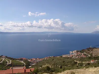 Building plot 1,870 m², Podgora - panoramic sea views - 2