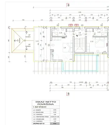 House 140 m², Šišan - quiet location near beaches - 17