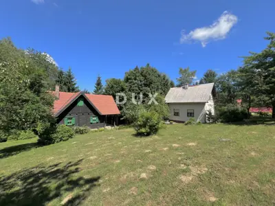 2 Häuser 163 m², Hlevci, Skrad - 2 Grundstücke 2.869 m²
