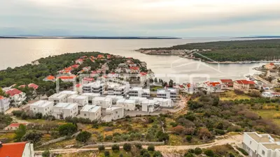 Građevinsko zemljište 1.546 m², Šimuni - pogled na more