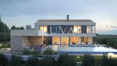 Građevinsko zemljište, Buje - pogled na more i vinograde - 2