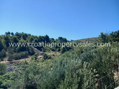 Landwirtschaftsfläche, Otok Brač - Meerblick - 3
