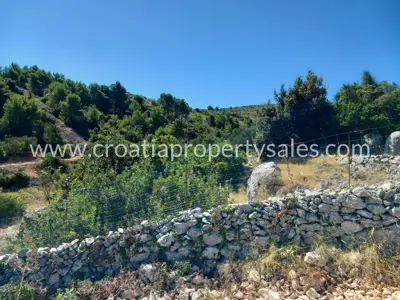 Landwirtschaftsfläche, Otok Brač - Meerblick - 2