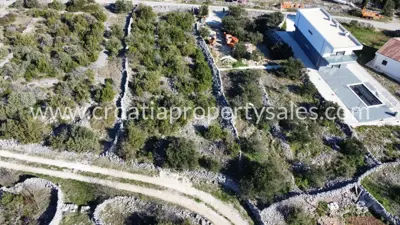 Building land 966 m², Vinišće, open sea view - 2