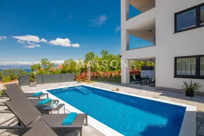 Malinska, luxury apartment with a pool in an exclusive location - 3