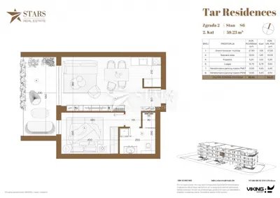 Wohnung in Tar, Neubau und ruhige Lage - 2