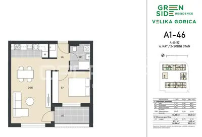 Wohnung zum Kauf in Kromosovo naselje, 55 m² - 10