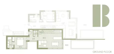 Murter, Podvrške, 3-sobni stan, 84,40 m², bazen - 20