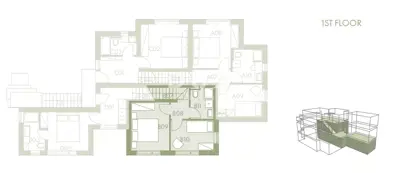 Murter, Podvrške, 3-sobni stan, 84,40 m², bazen - 8