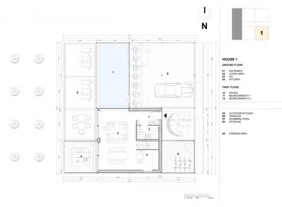 Vila 126 m², Umag - pogled na more i privatni bazen - 23
