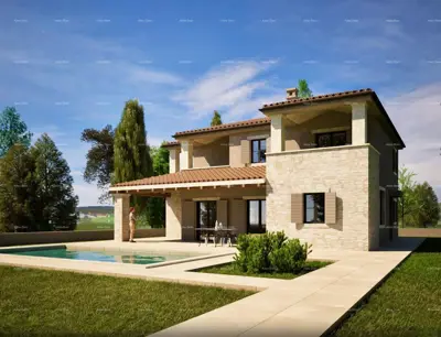 Haus 183 m², Kaštelir-Labinci - Pool und Meerblick - 3