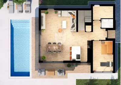 Vila 220 m², Poreč - bazen i wellness - 14