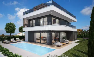Vila 220 m², Poreč - bazen i wellness - 13