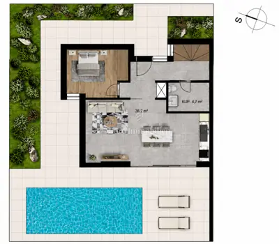 Kuća 109 m², Crikvenica - privatni bazen i pogled na more - 12