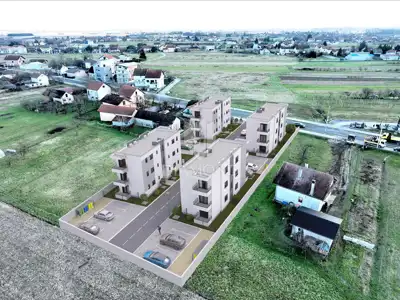 Stan 47,50 m², Gornji Stupnik - 2 spavaće sobe i terasa - 6