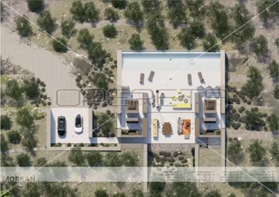 Grundstück 34 000 m², Blato - Insel Korčula, Villenprojekt - 2