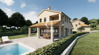 Kuća 162 m², Buzet - bazen i pogled na zelenilo - 3