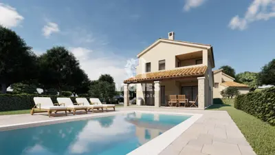 Kuća 162 m², Buzet - bazen i pogled na zelenilo - 2