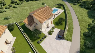 Kuća 162 m², Buzet - bazen i pogled na zelenilo - 10