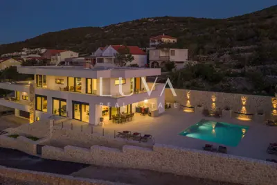 Zadar, Vinjerac, luxury villa 683 m² with pool by the sea, for sale